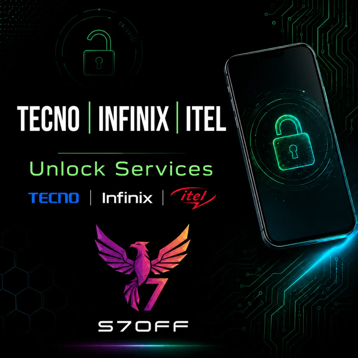 TECNO | INFINIX | ITEL Unlock Services