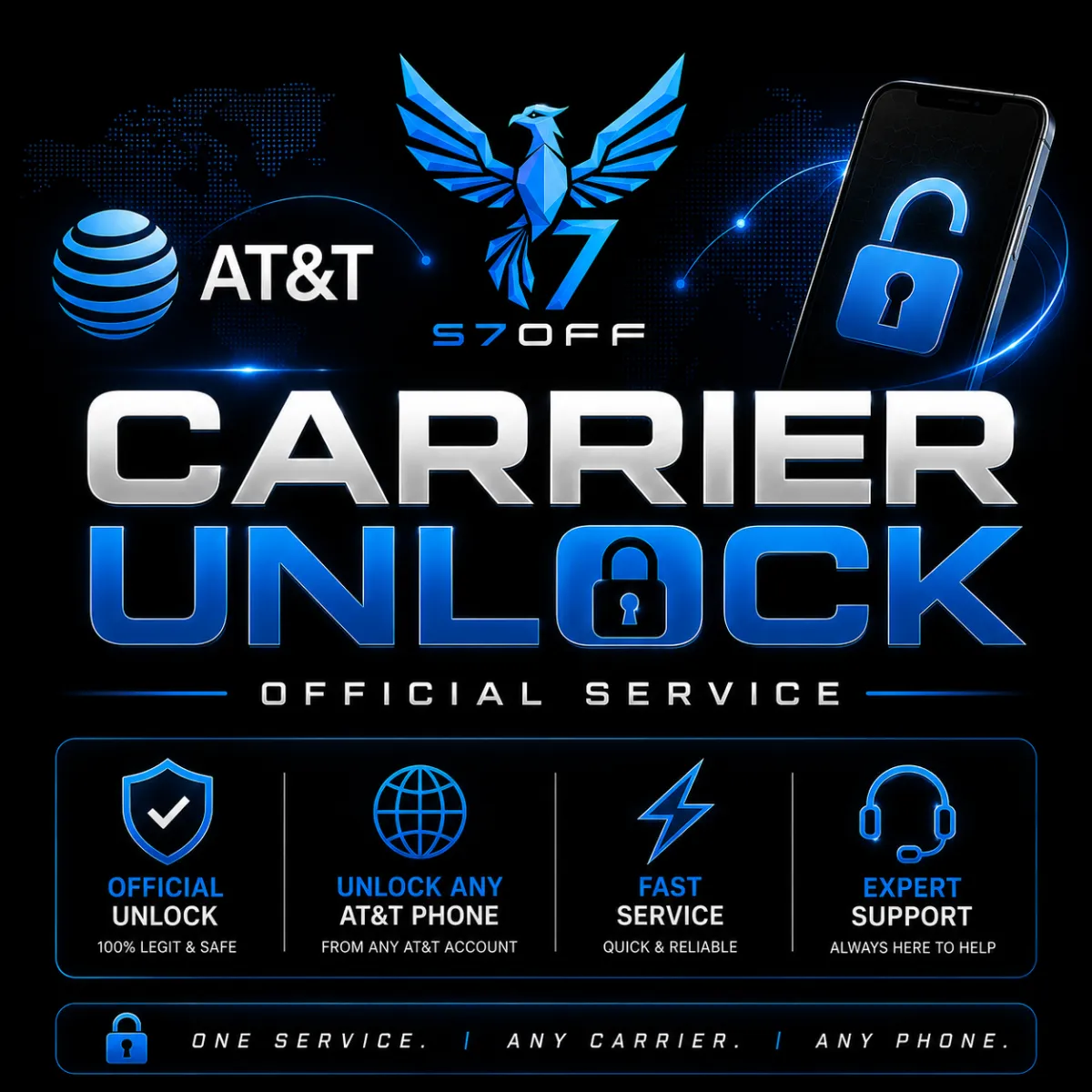 Разблокировка AT&T — Снятие SIM Lock с любого устройства AT&T