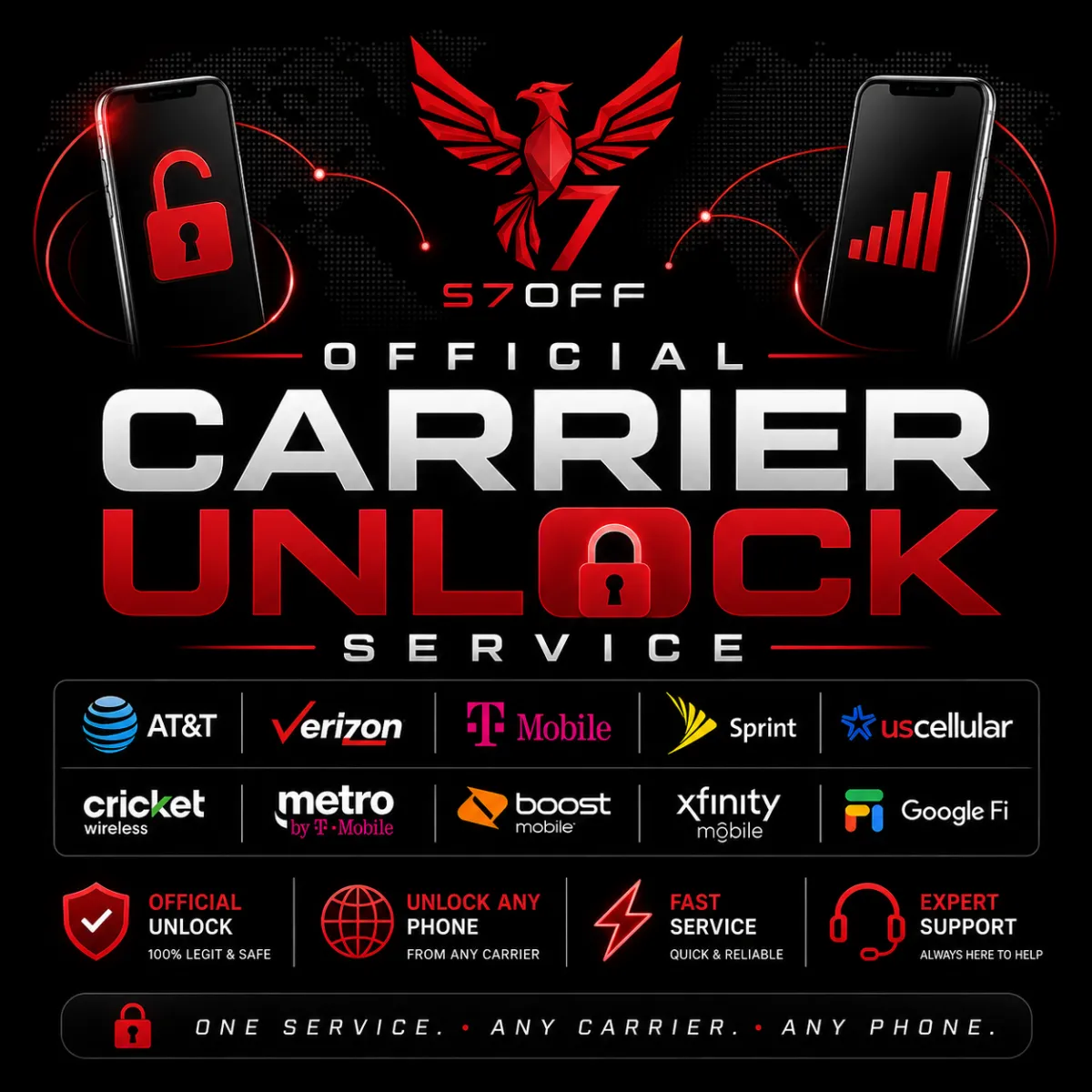 Carrier Unlock Service — Unlock Any Phone from Any Operator