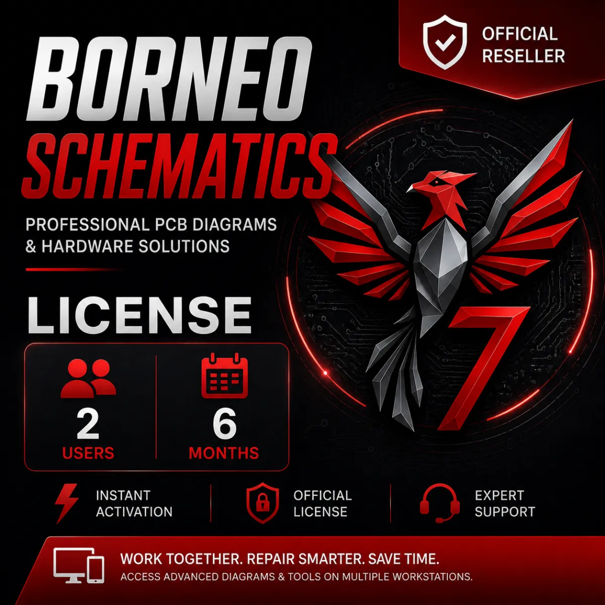 Borneo Schematics License — 2 Users — 6 Months