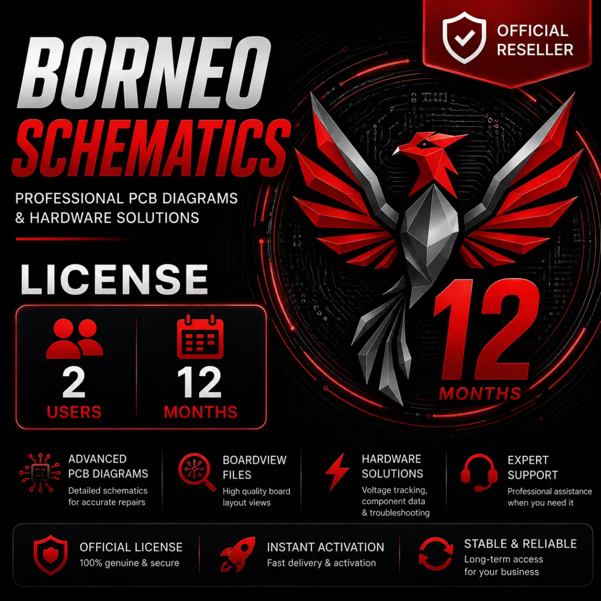Borneo Schematics License — 2 Users — 12 Months