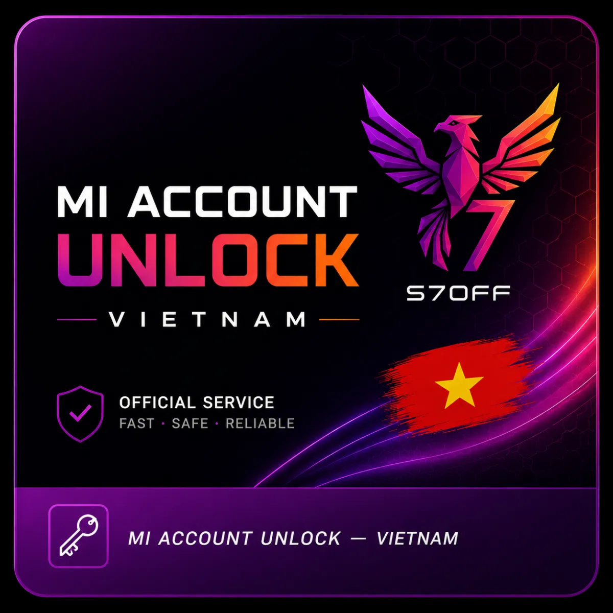 Mi Account Unlock — Vietnam 1