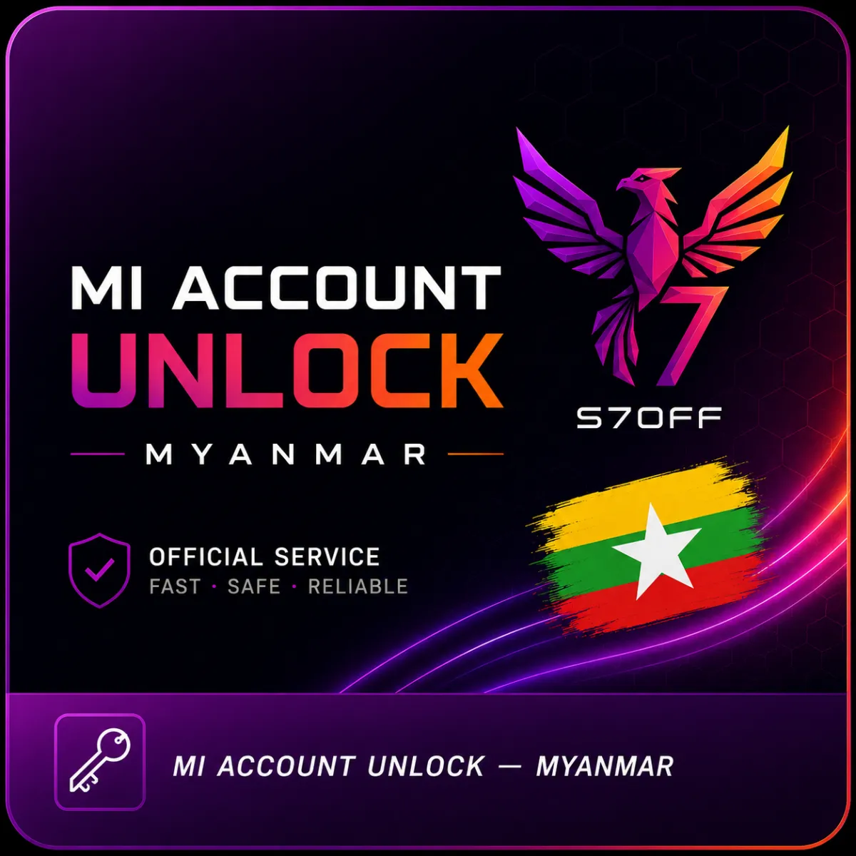 Mi Account Unlock — Myanmar 1