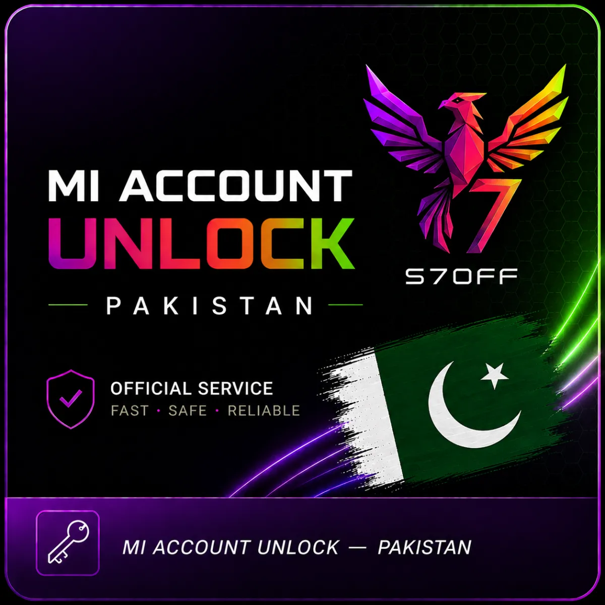 Mi Account Unlock — Pakistan