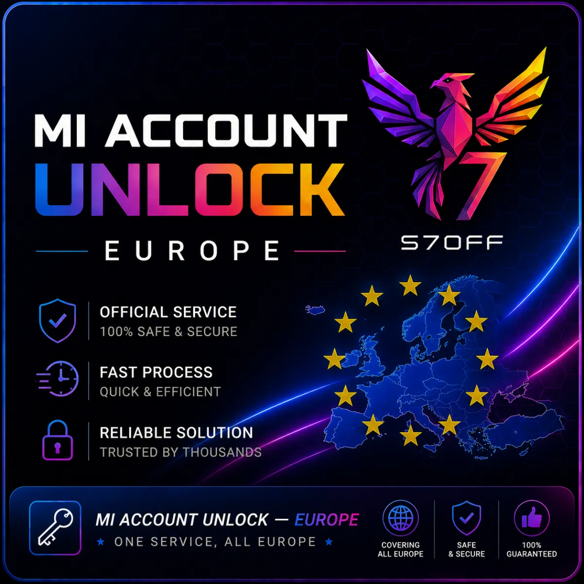 Mi Account Unlock — Europe (Instant) 1