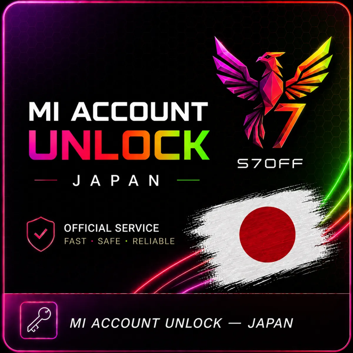 Mi Account Unlock — Japan 1