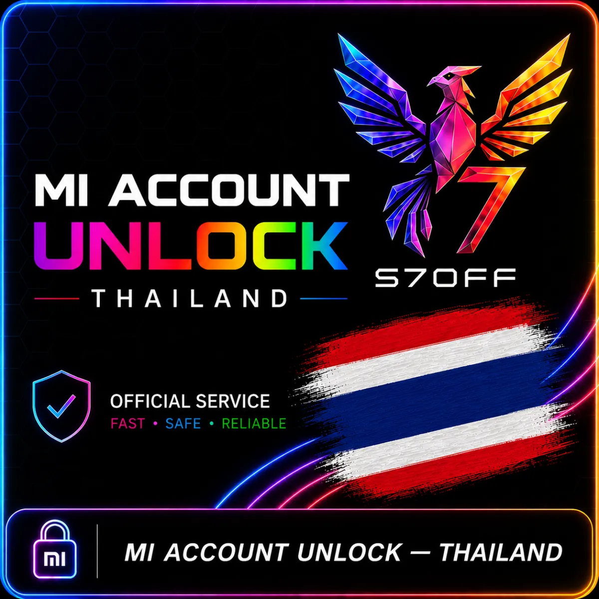 Mi Account Unlock — Thailand 1