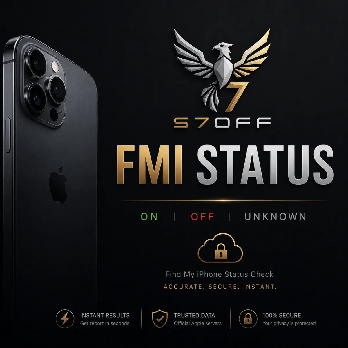 Find My iPhone Status Check — FMI ON/OFF Status