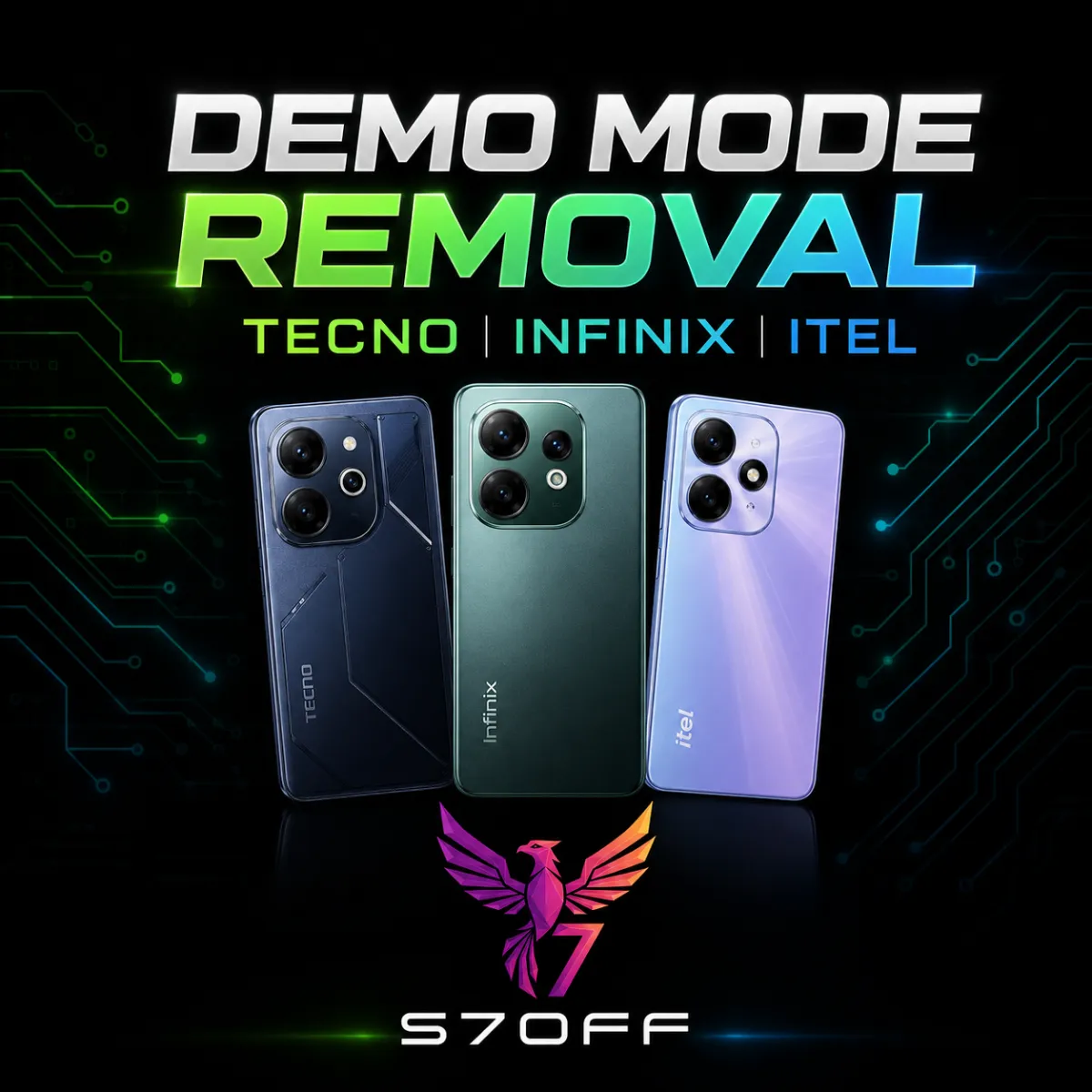 Demo Mode Removal — TECNO | INFINIX | ITEL - Image 1
