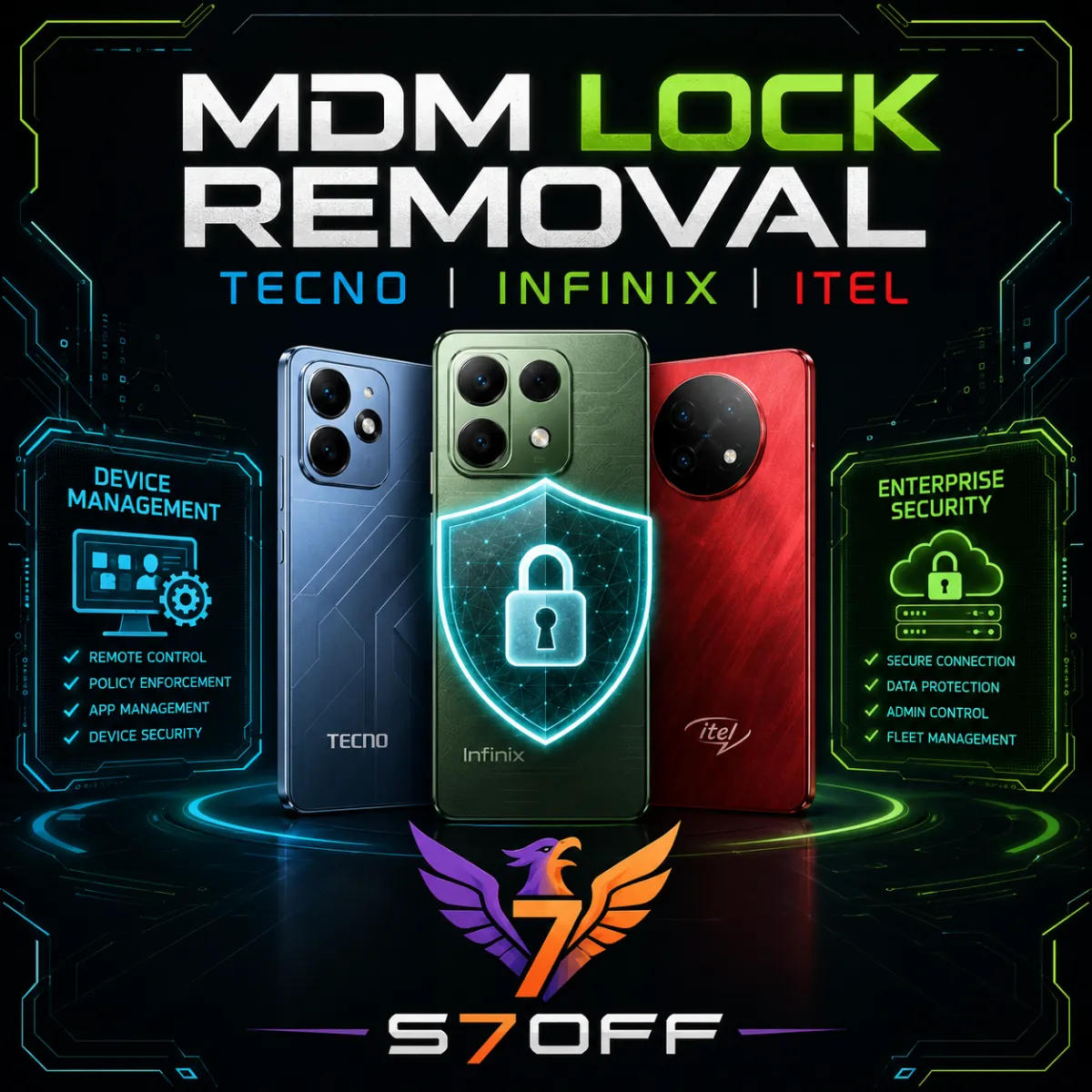 MDM Lock Removal — TECNO | INFINIX | ITEL - Image 1