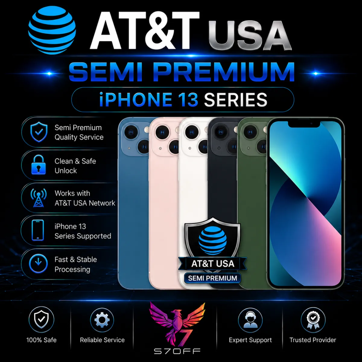 AT&T USA — Semi Premium — iPhone 13 Series