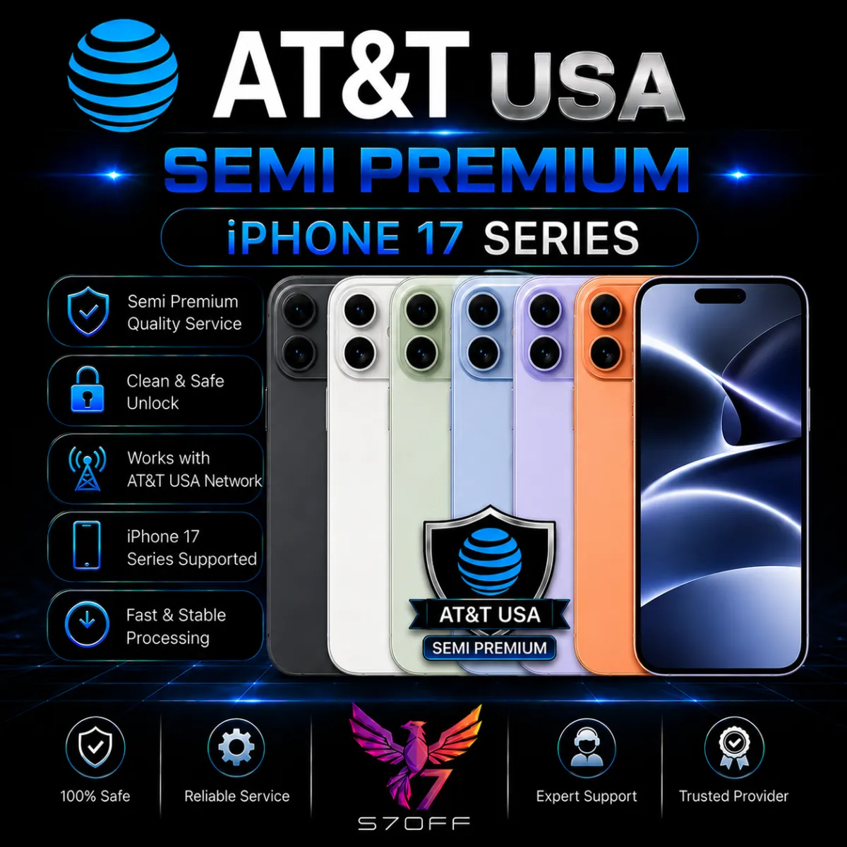 AT&T USA — Semi Premium — iPhone 17 Series
