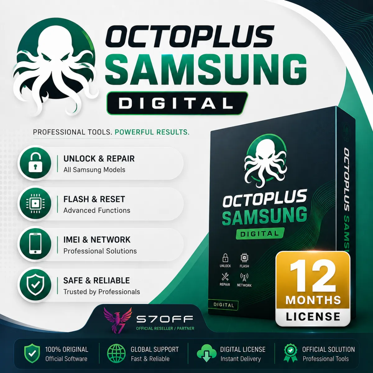 Octoplus Samsung Digital 12 Months License - Image 1
