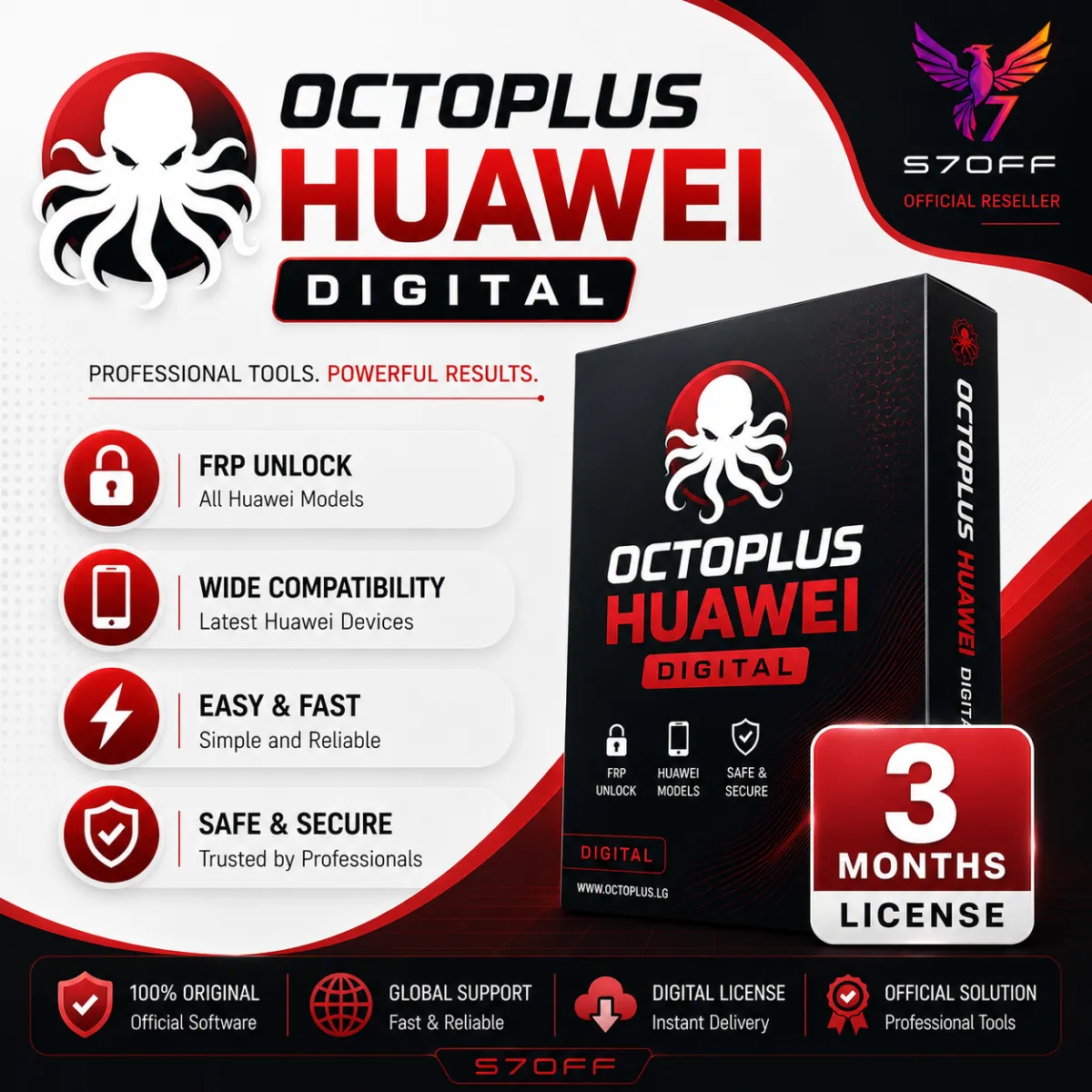 Octoplus Huawei Digital 3 Months License