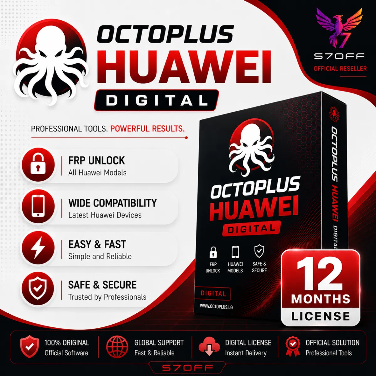 Octoplus Huawei Digital 12 Months License