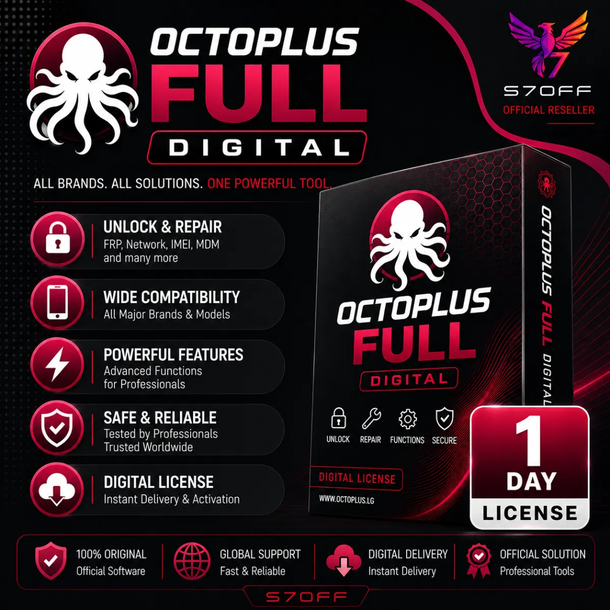 Octoplus Full Digital 1 Day License