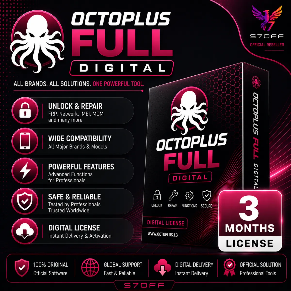 Octoplus Full Digital 3 Months License