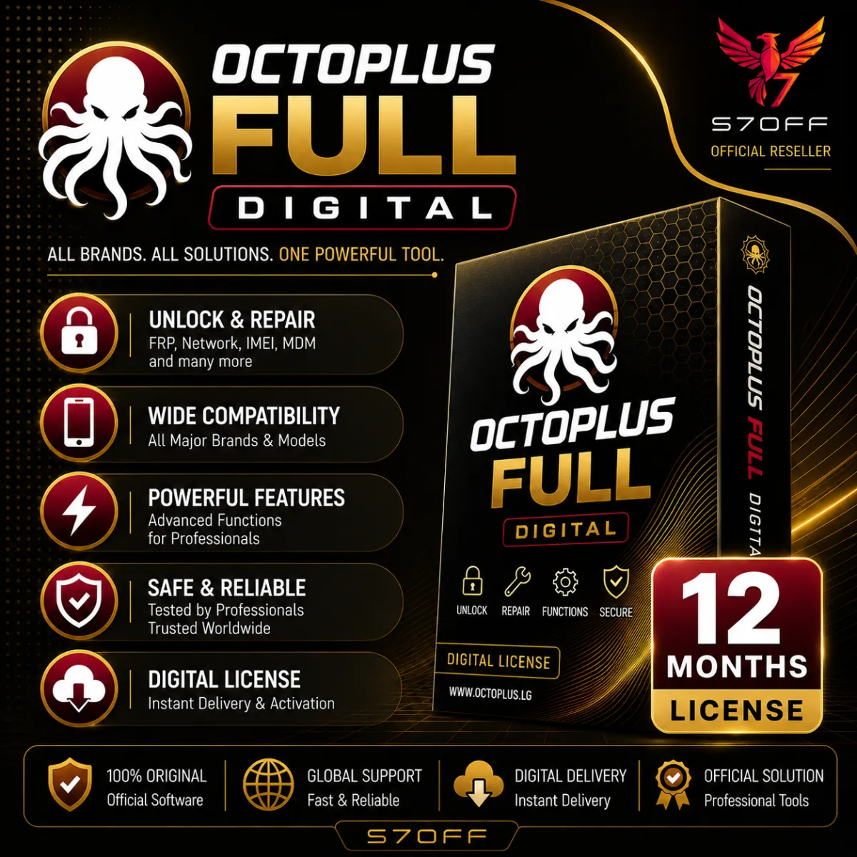 Octoplus Full Digital 1 Year License