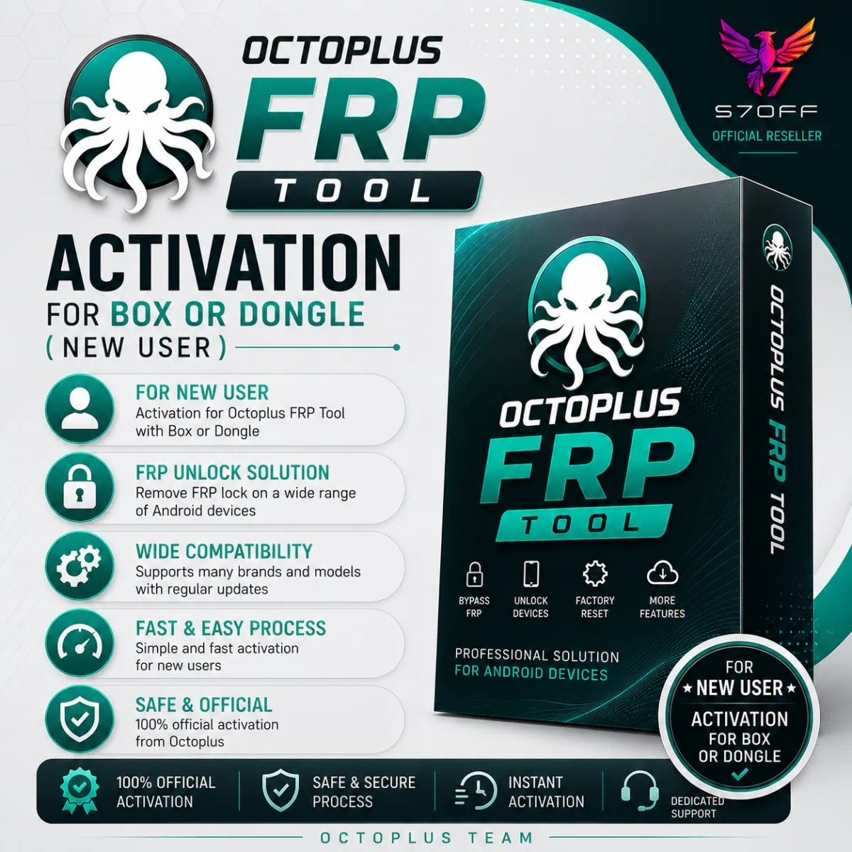 Octoplus FRP Tool Activation for Box/Dongle (New User) 1