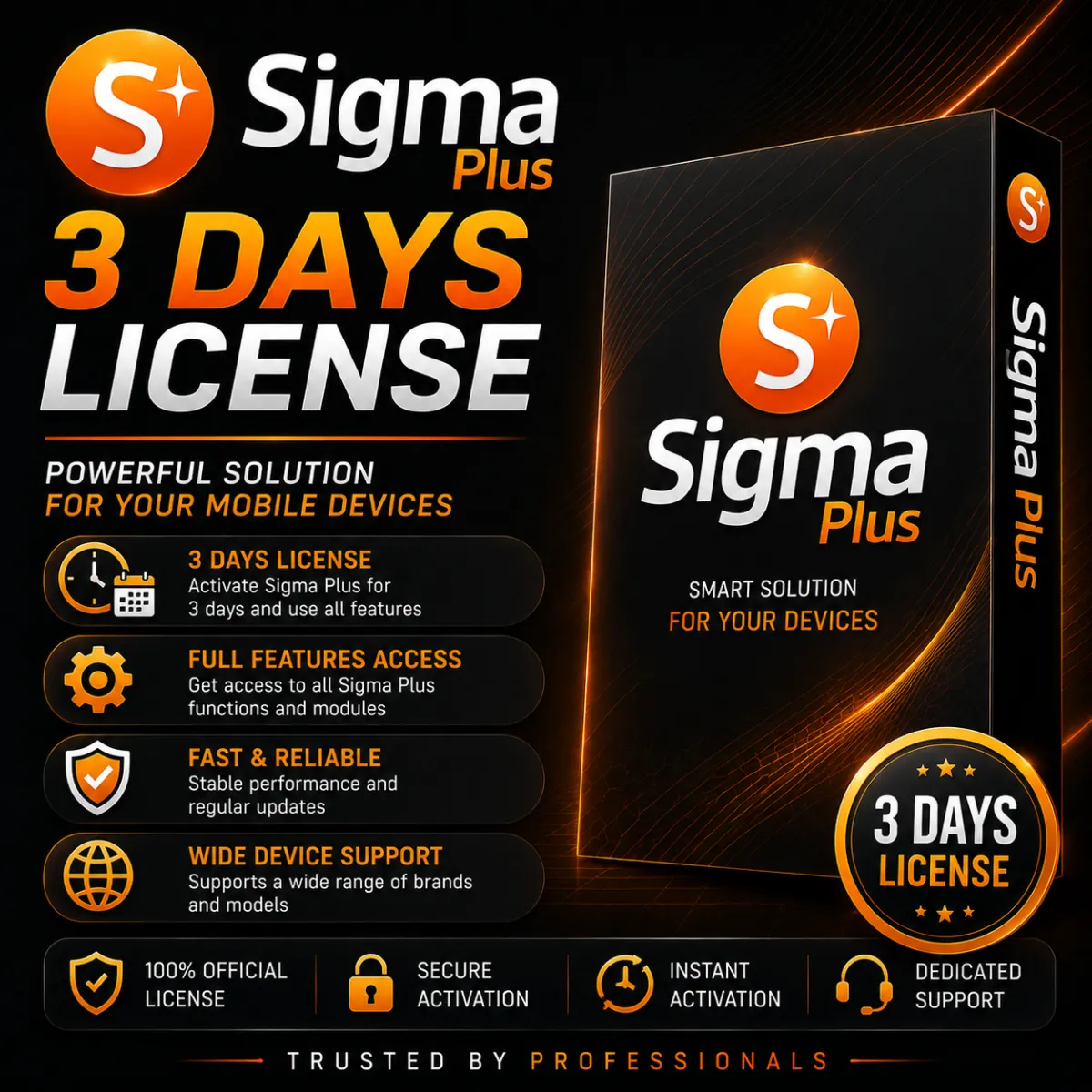 Sigma Plus 3 Days License