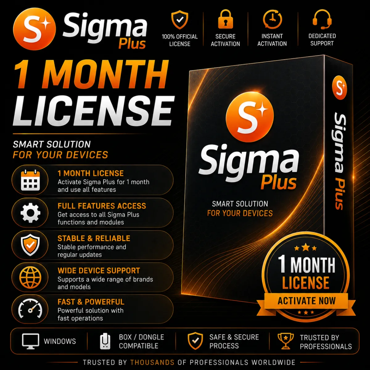 Sigma Plus 1 Month License