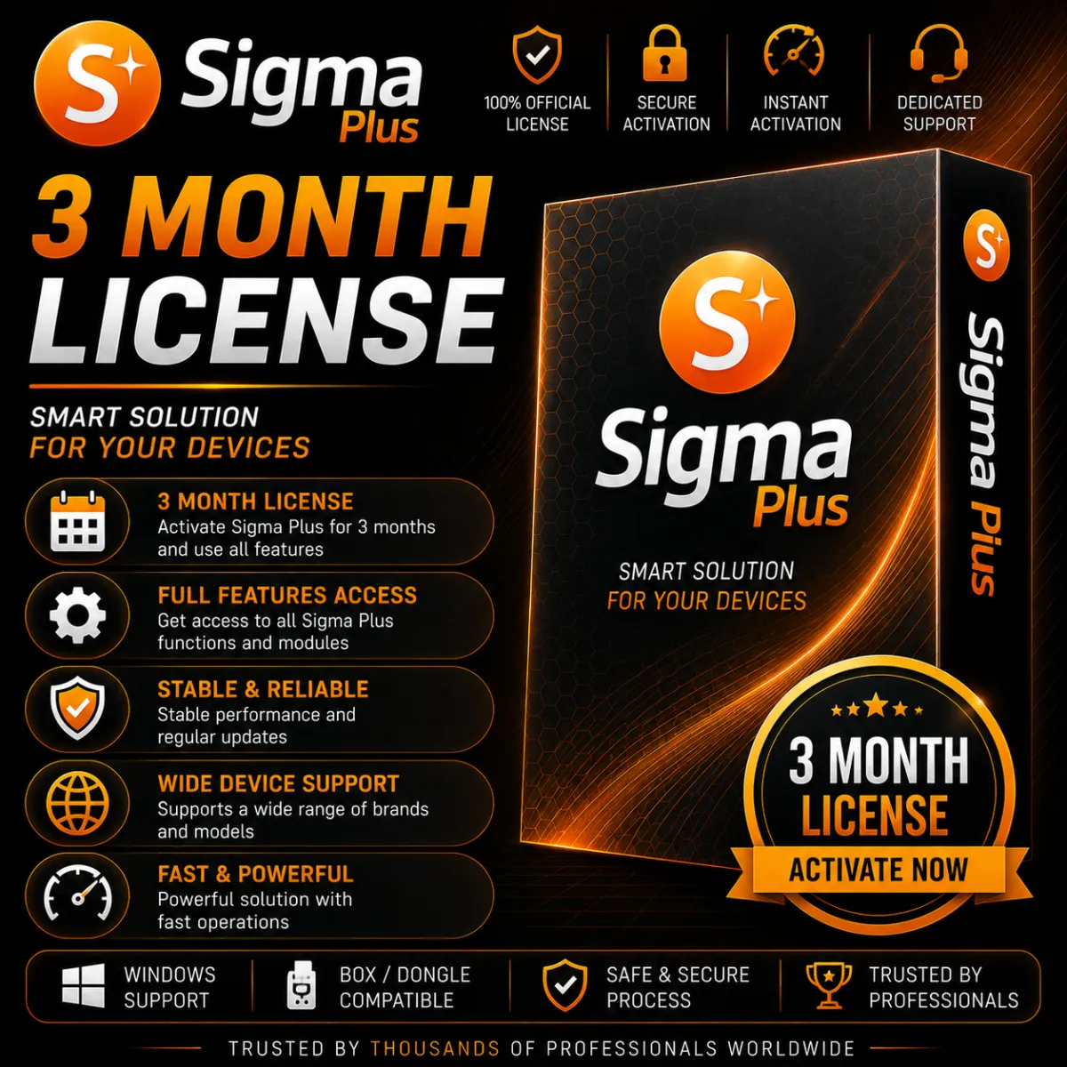 Sigma Plus 3 Month License