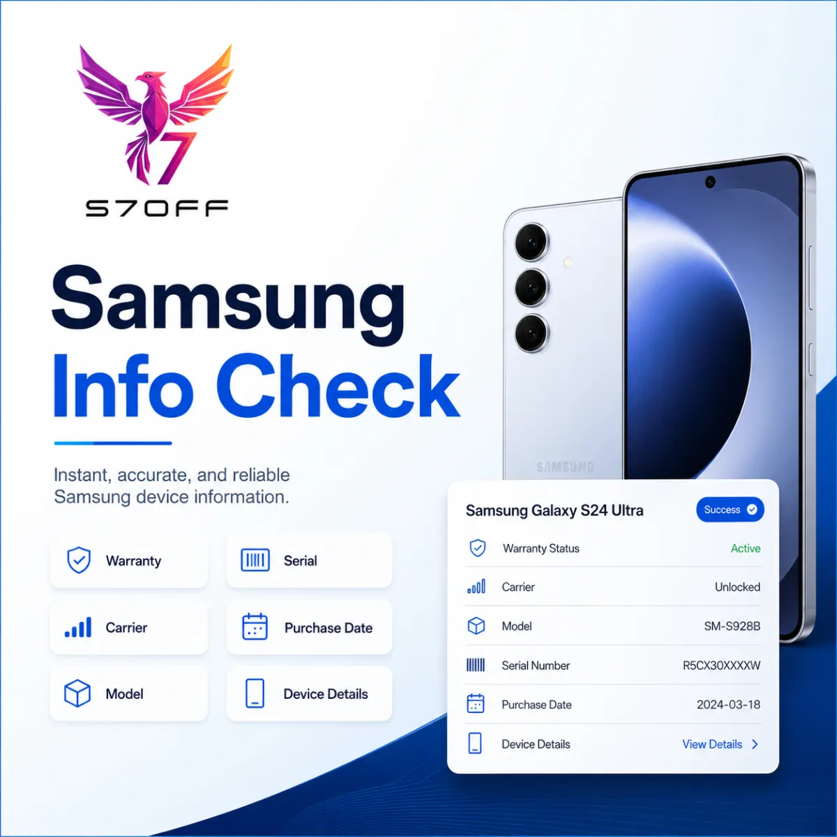 Samsung info Check